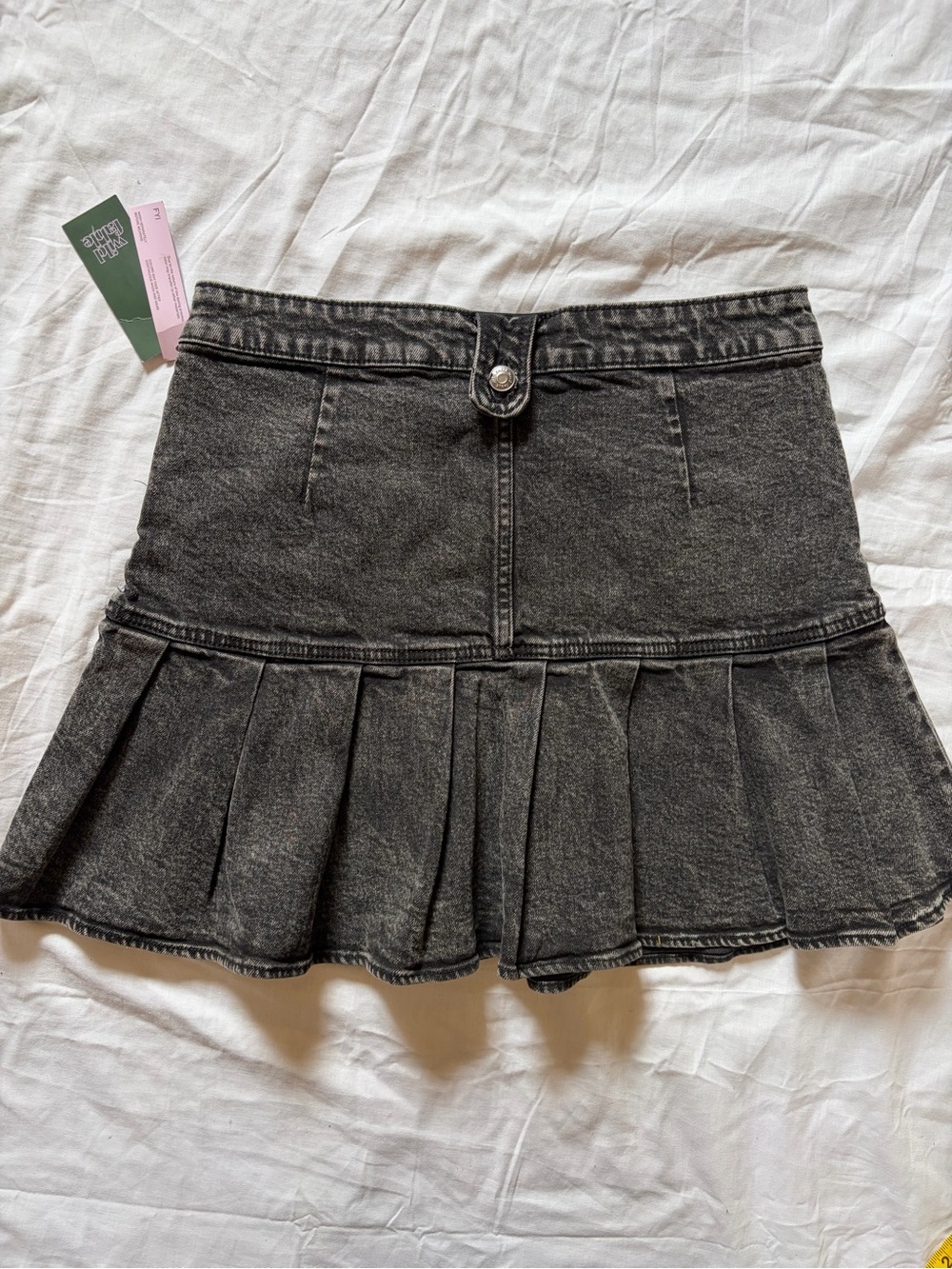 Denim Fit & Flare Mini Skirt - Picture 6 of 8